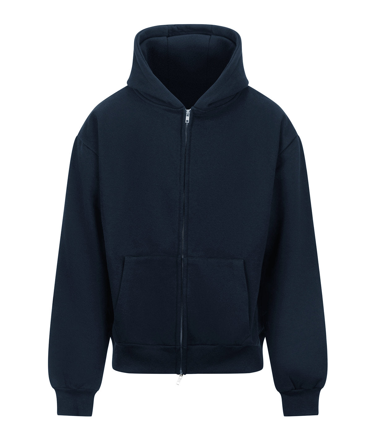 AWDis Just Hoods JH125 Signature Heavyweight Zip Hoodie in New French Navy