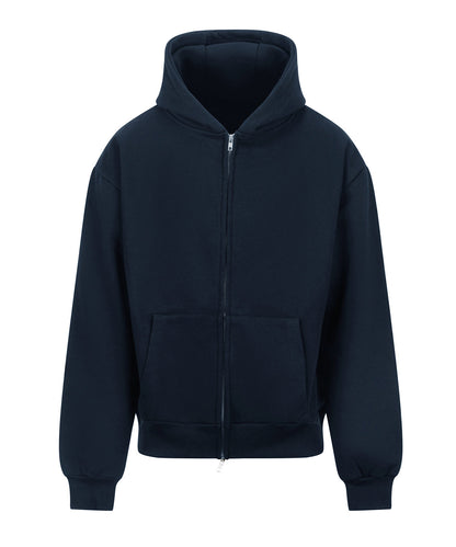 AWDis Just Hoods JH125 Signature Heavyweight Zip Hoodie in New French Navy