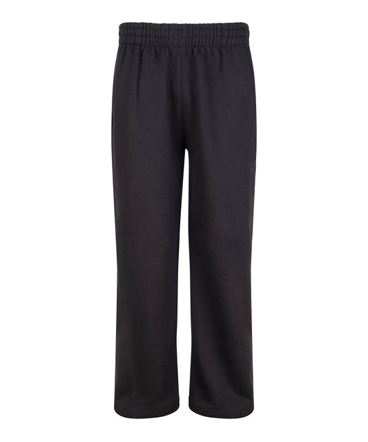 AWDis Just Hoods JH128 Signature Heavyweight Joggers in Deep Black