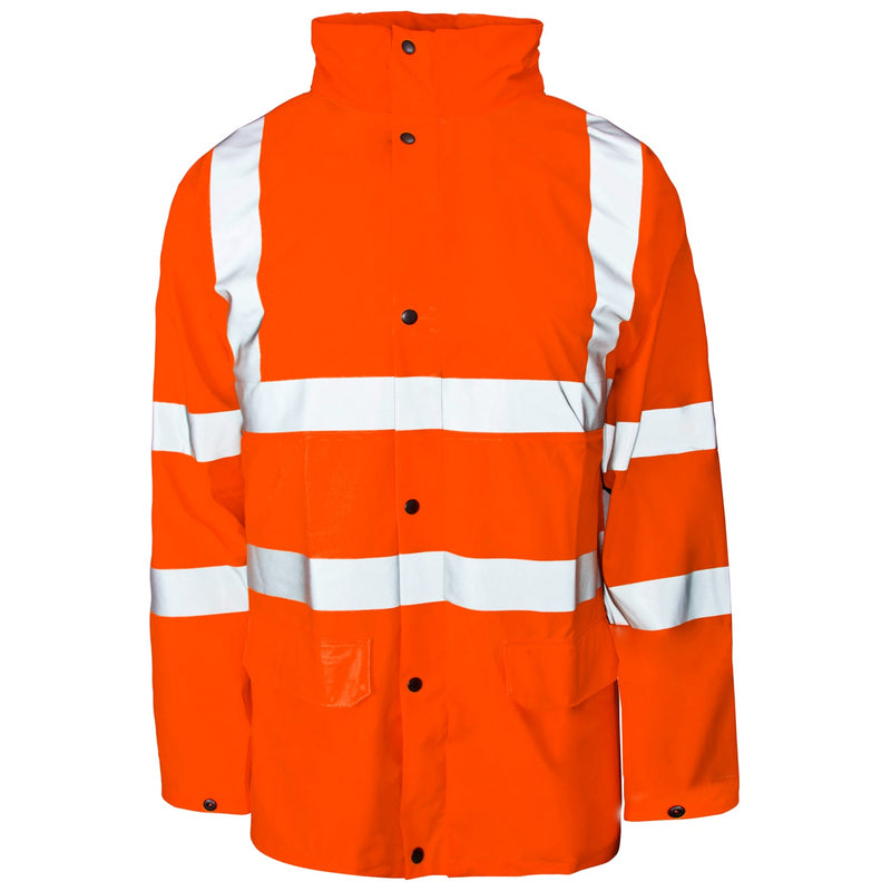 Supertouch Hi-Vis Storm-Flex PU Jacket in orange