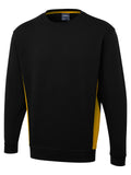 Uneek UC217 Two Tone Crew Neck Sweatshirt