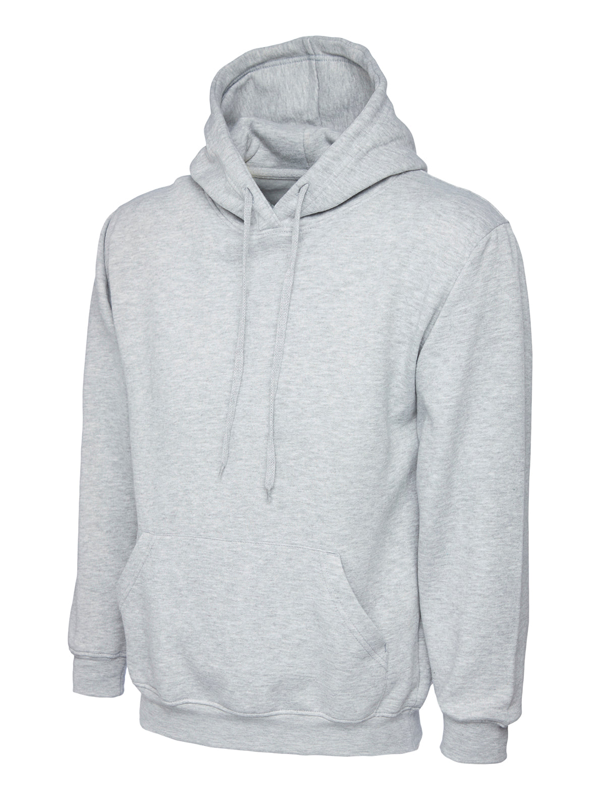 Uneek UC502 hoodie in heather grey