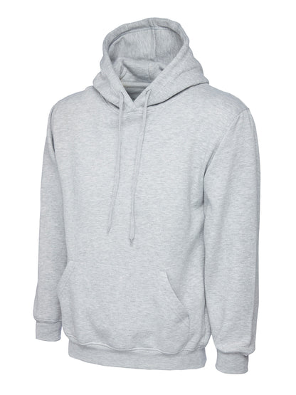 Uneek UC502 hoodie in heather grey