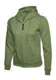 Uneek UC505 Ladies Classic Full Zip Hooded Sweatshirt
