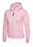 Uneek UC505 Ladies Classic Full Zip Hooded Sweatshirt