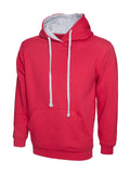Uneek UC507 Contrast Hooded Sweatshirt