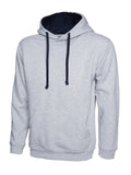 Uneek UC507 Contrast Hooded Sweatshirt
