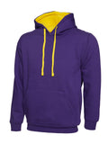 Uneek UC507 Contrast Hooded Sweatshirt