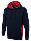 Uneek UC517 Two Tone Hooded Sweatshirt