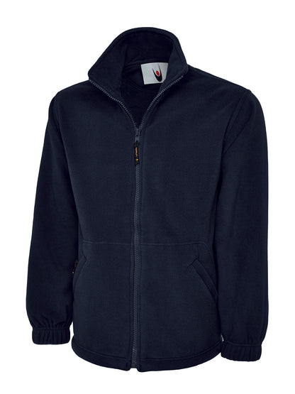 Uneek UC604 full-zip fleece in navy