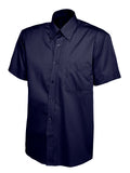 Uneek UC702 Mens Pinpoint Oxford Half Sleeve Shirt