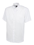 Uneek UC702 Mens Pinpoint Oxford Half Sleeve Shirt