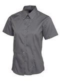 Uneek UC704 Ladies Pinpoint Oxford Half Sleeve Shirt