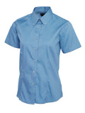Uneek UC704 Ladies Pinpoint Oxford Half Sleeve Shirt