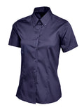 Uneek UC704 Ladies Pinpoint Oxford Half Sleeve Shirt