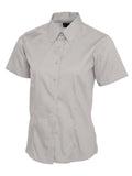 Uneek UC704 Ladies Pinpoint Oxford Half Sleeve Shirt