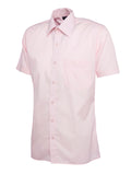 Uneek UC710 Mens Poplin Half Sleeve Shirt