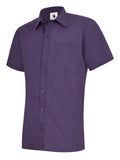 Uneek UC710 Mens Poplin Half Sleeve Shirt