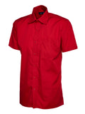 Uneek UC710 Mens Poplin Half Sleeve Shirt