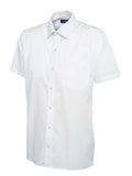 Uneek UC710 Mens Poplin Half Sleeve Shirt