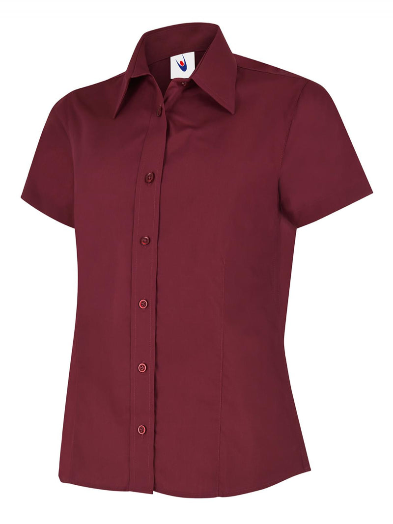 Uneek UC712 Ladies Poplin Half Sleeve Shirt