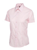 Uneek UC712 Ladies Poplin Half Sleeve Shirt