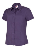 Uneek UC712 Ladies Poplin Half Sleeve Shirt