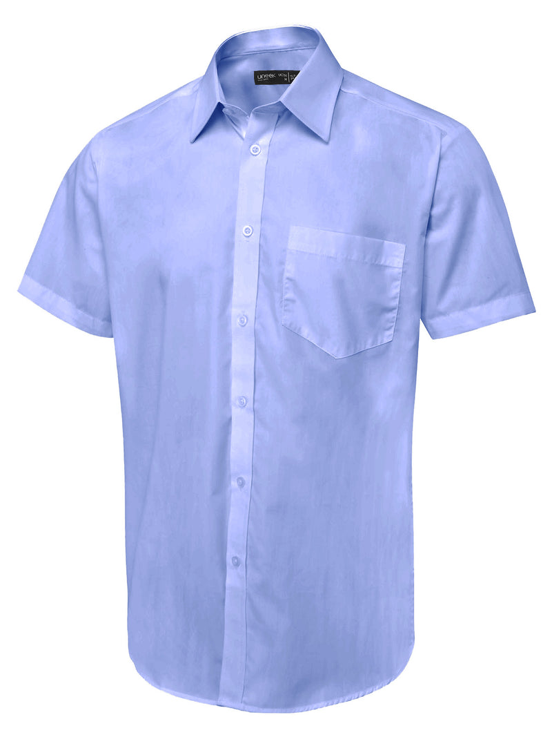 Uneek UC714 Mens Short Sleeve Poplin Shirt
