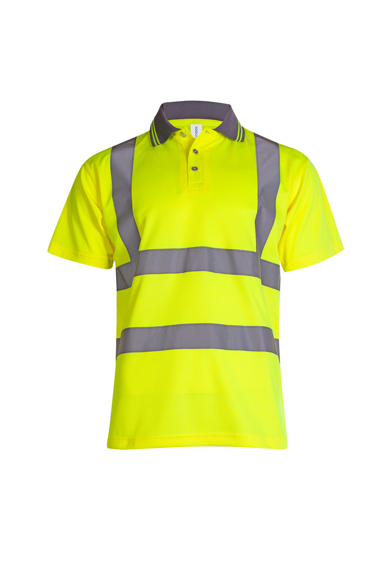 Uneek UC808 Hi-Vis Short Sleeve Polo Shirt