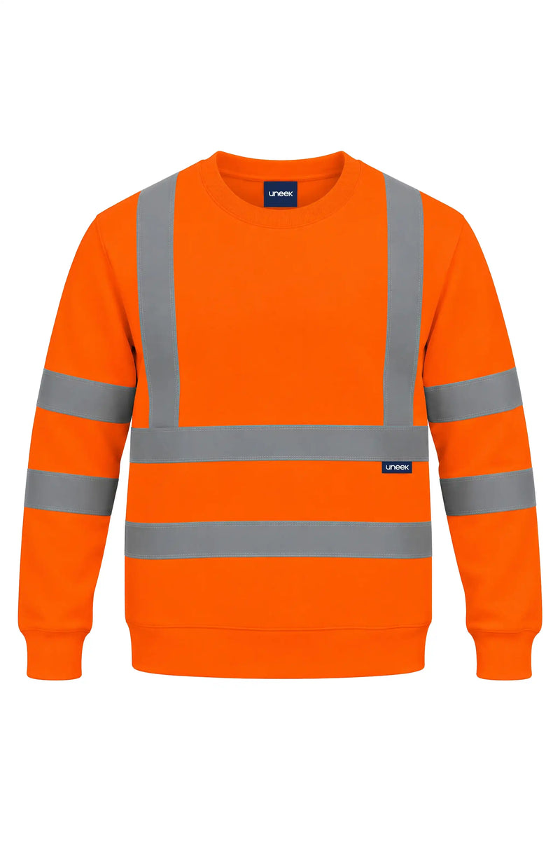 Uneek UC813 Hi-Vis Crew Neck Sweatshirt
