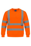 Uneek UC813 Hi-Vis Crew Neck Sweatshirt