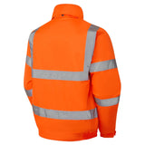 Supertouch Hi-Vis Fleece Lined Bomber Jacket - Orange