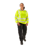 Supertouch Women's Hi-Vis Jaya Bird Eye Polo Shirt - Yellow