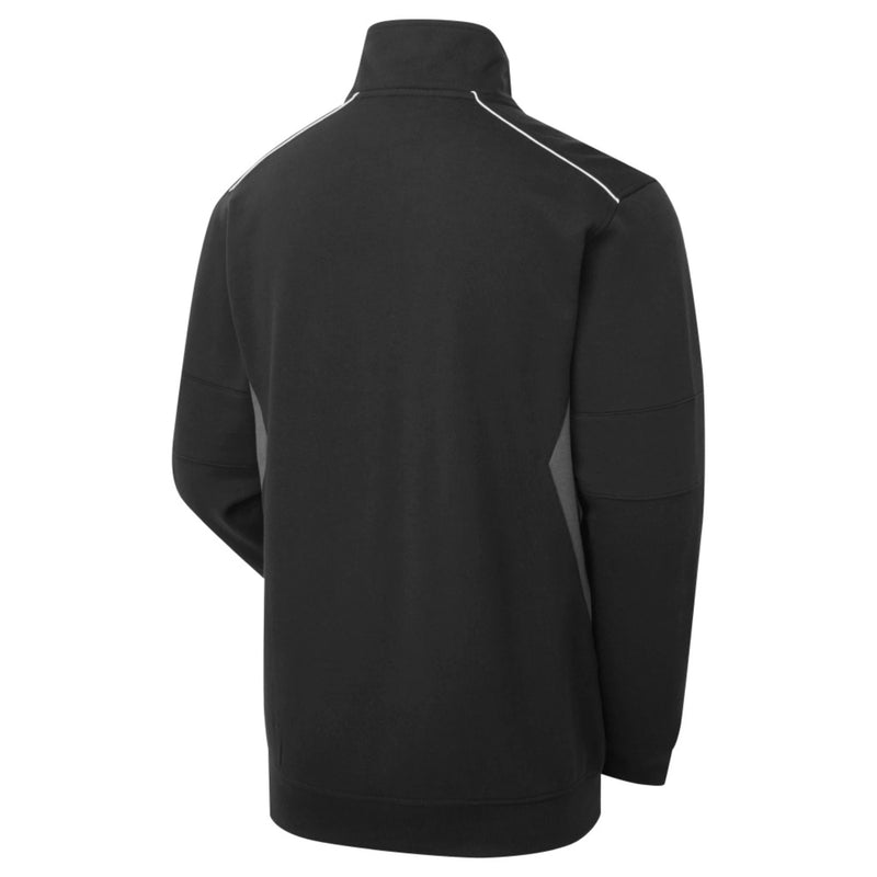 Supertouch System Eco Quarter Zip Sweatshirt - Black/Grey