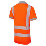 Supertouch Women's Hi-Vis Savannah Bird Eye Polo Shirt - Orange