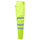 Supertouch Eco Hi-Vis Combat Trousers - Yellow