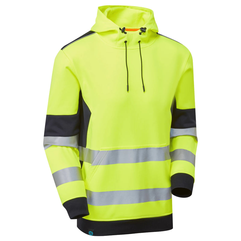Supertouch System Hi-Vis Eco Insulated Hoodie - Yellow/Navy