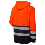 Supertouch Essentials Hi-Vis Eco CottonCool Hoodie - Orange/Navy