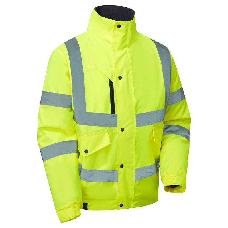 Supertouch Eco Hi-Vis Bomber Jacket - Yellow