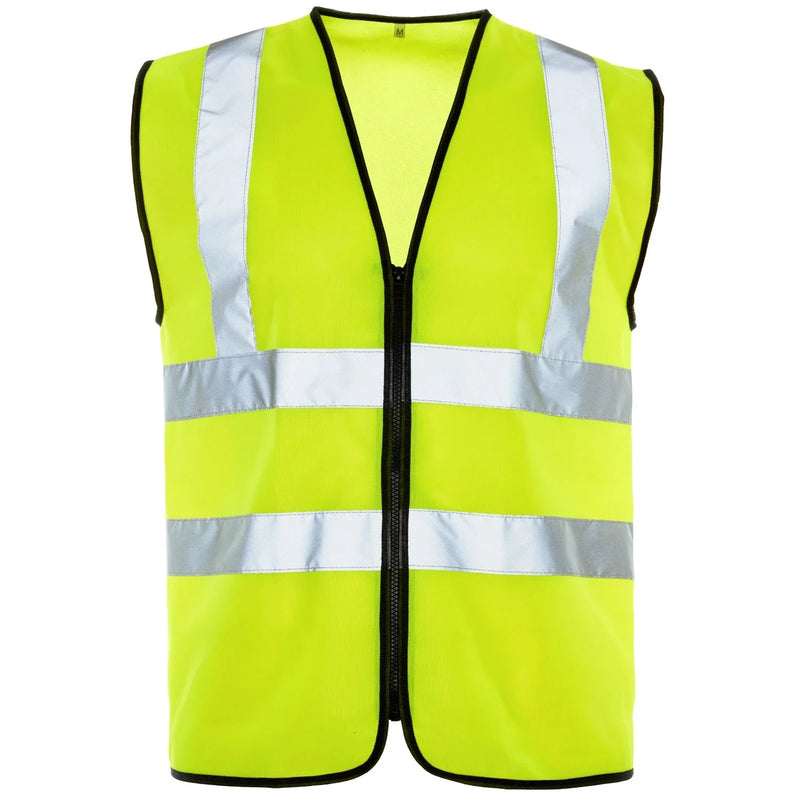 Supertouch zip-front hi-vis vest for the printed hi-vis vest pack