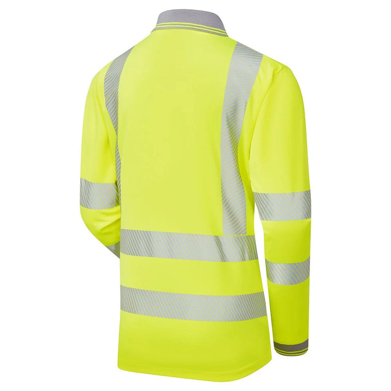 Supertouch Women's Hi-Vis Jaya Bird Eye Polo Shirt - Yellow