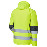 Supertouch System Hi-Vis Eco Thermal Waterproof Jacket - Yellow/Navy