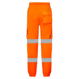 Supertouch Hi-Vis 2 Tone Jogging Bottoms - Orange/Navy