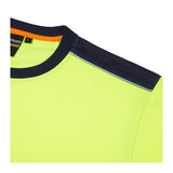 Supertouch System Hi-Vis Eco Crew Neck Sweatshirt - Yellow/Navy