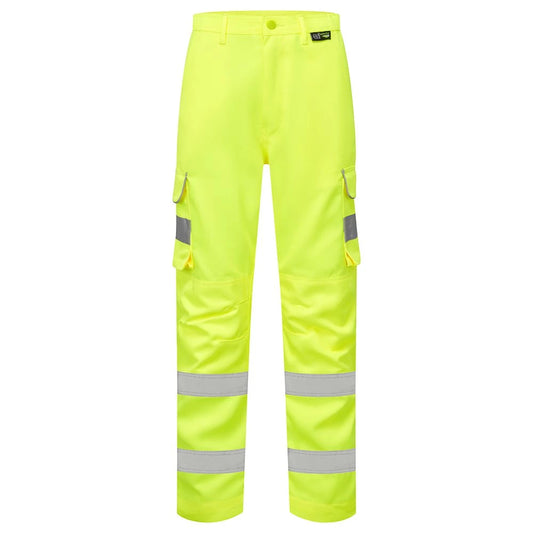 Supertouch Women's Hi-Vis Hana Combat Trousers - Yellow