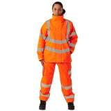 Supertouch Women's Hi-Vis Sophia Lightweight Jacket - Orange