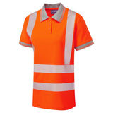 Supertouch Women's Hi-Vis Savannah Bird Eye Polo Shirt - Orange