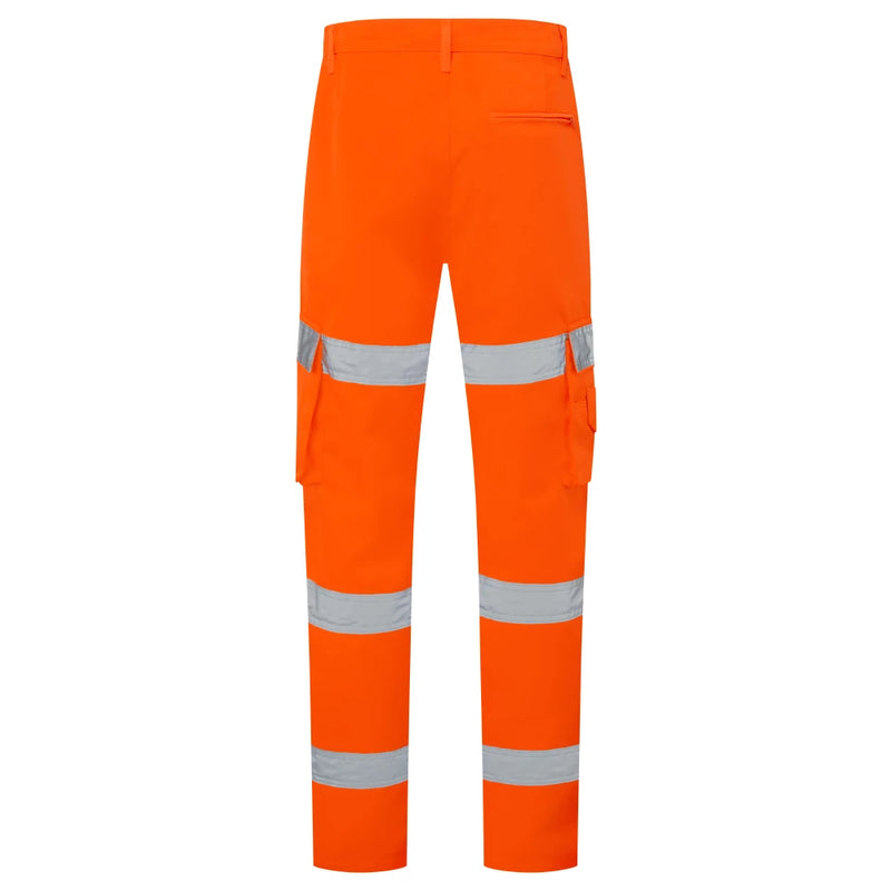 Supertouch Hi-Vis 3 Band Combat Trousers - Yellow