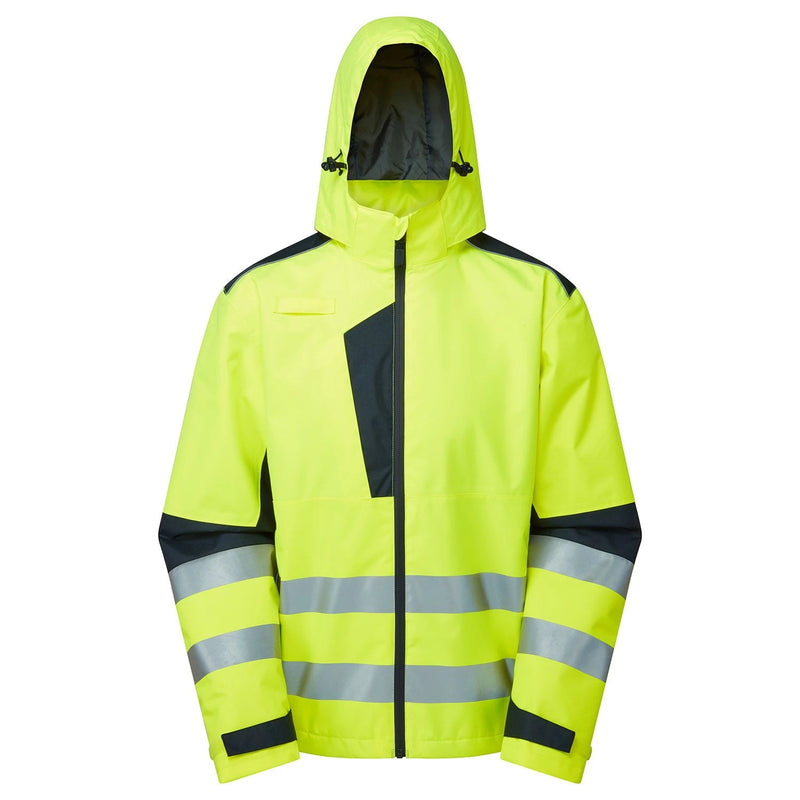 Supertouch System Hi-Vis Eco Insulated Jacket - Yellow/Navy