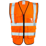 Supertouch Hi-Vis Executive Vest - Orange